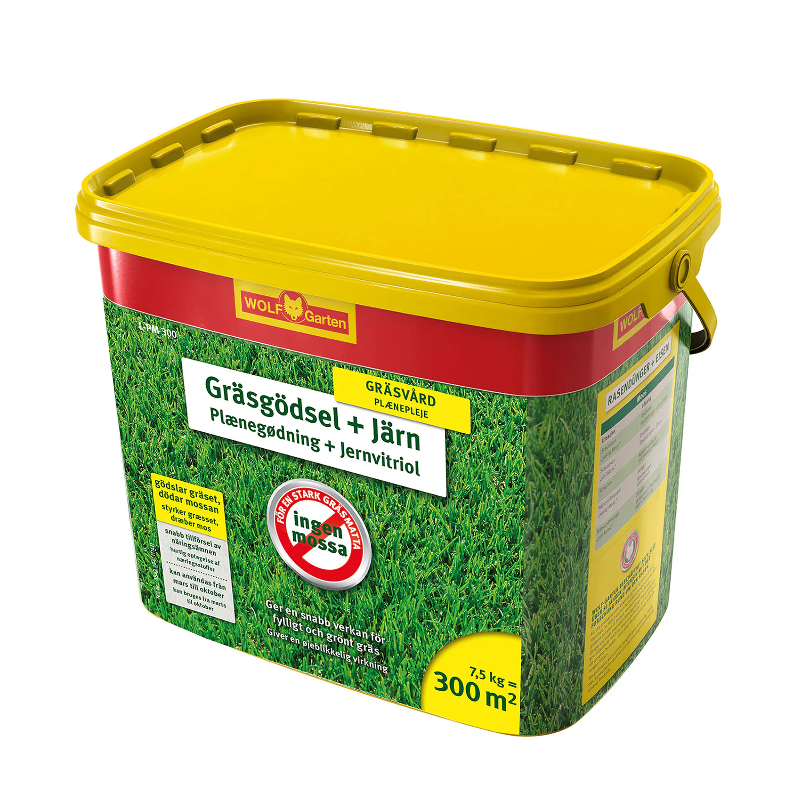 Gräsmattegödsel WOLF-Garten L-PM 300 Anti-Mossa
