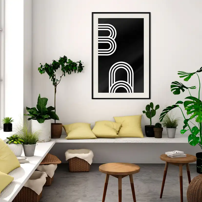 Poster Artgeist Affisch Retro Lines