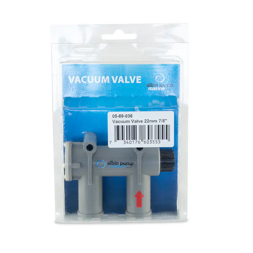 Vakumventil Albin Group Marine 22 mm 7/8"