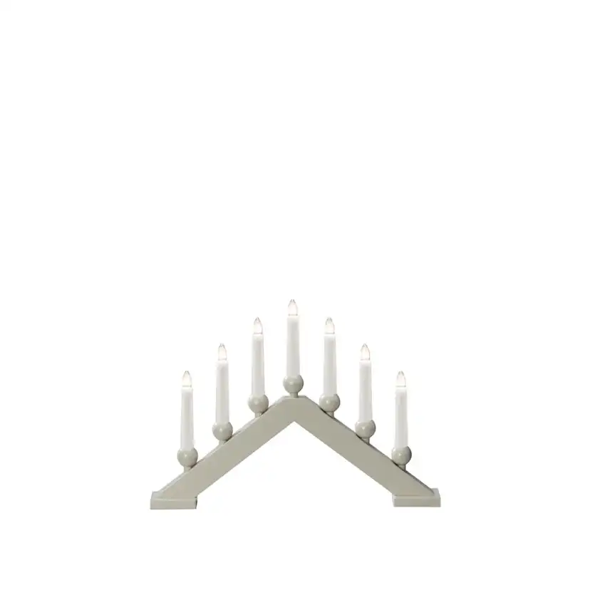 Adventsljusstake Gnosjö Konstsmide 7 Ljus Trä