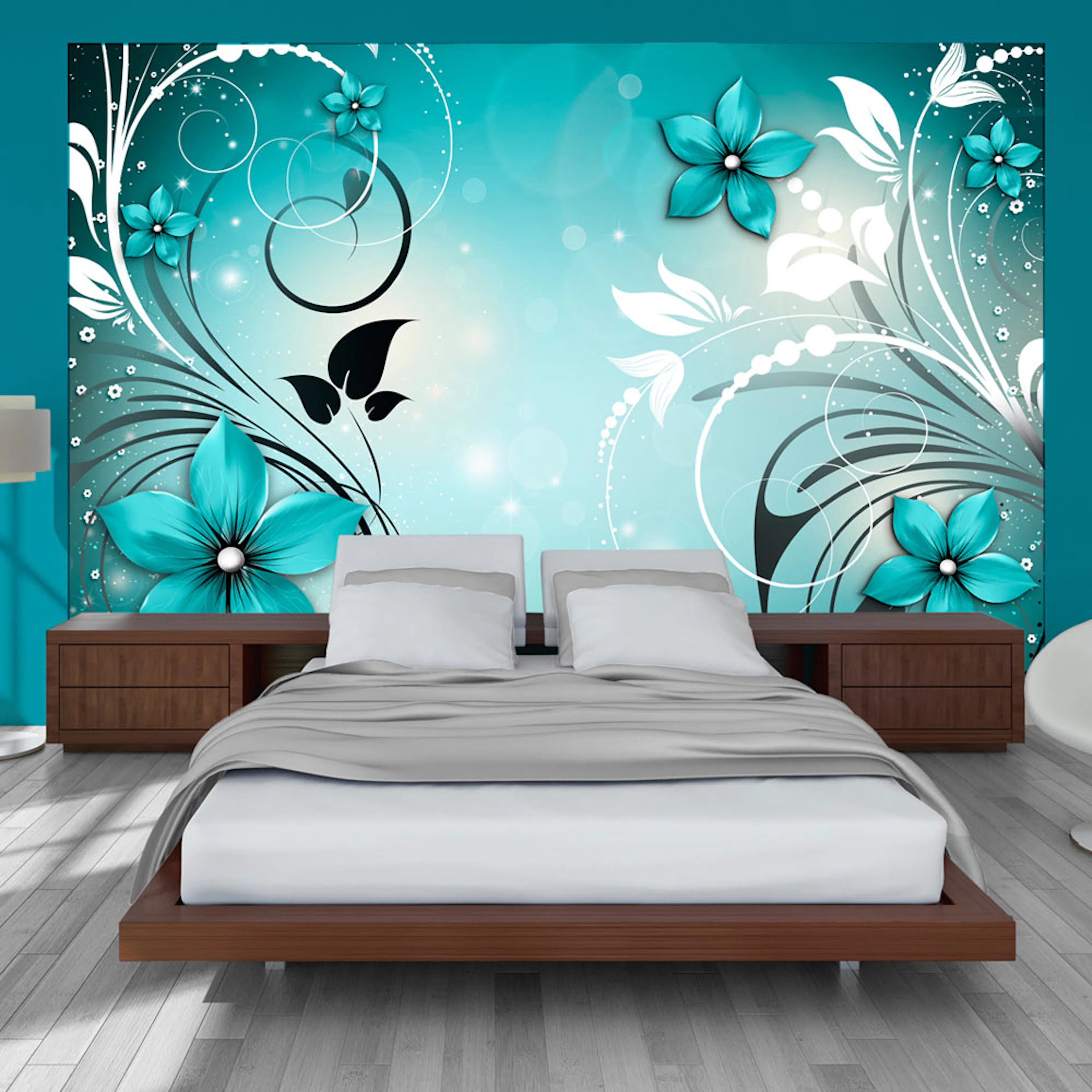 Fototapet Arkiio Självhäftande Turquoise Dream