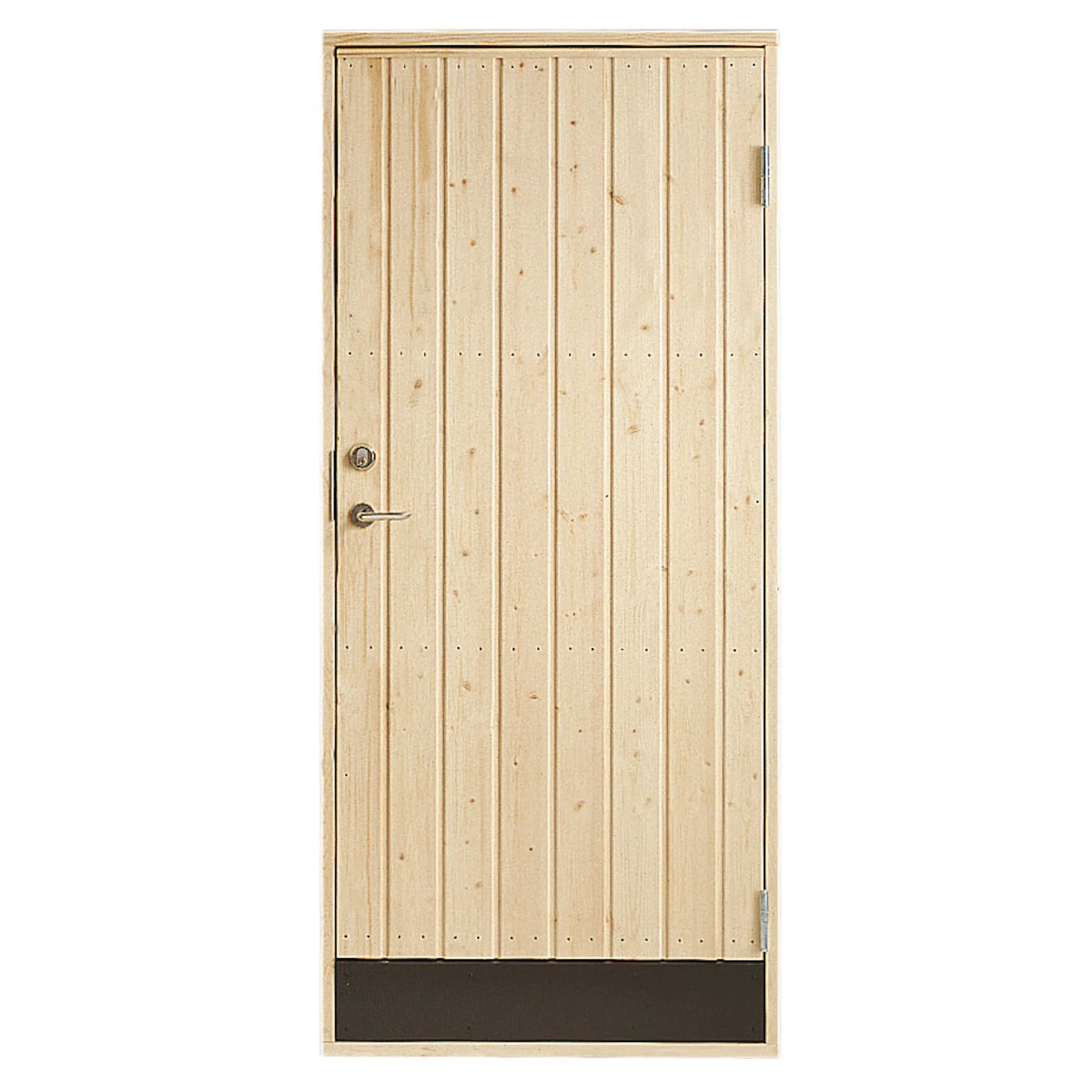 Förrådsdörr Vibostugan 10° Rak