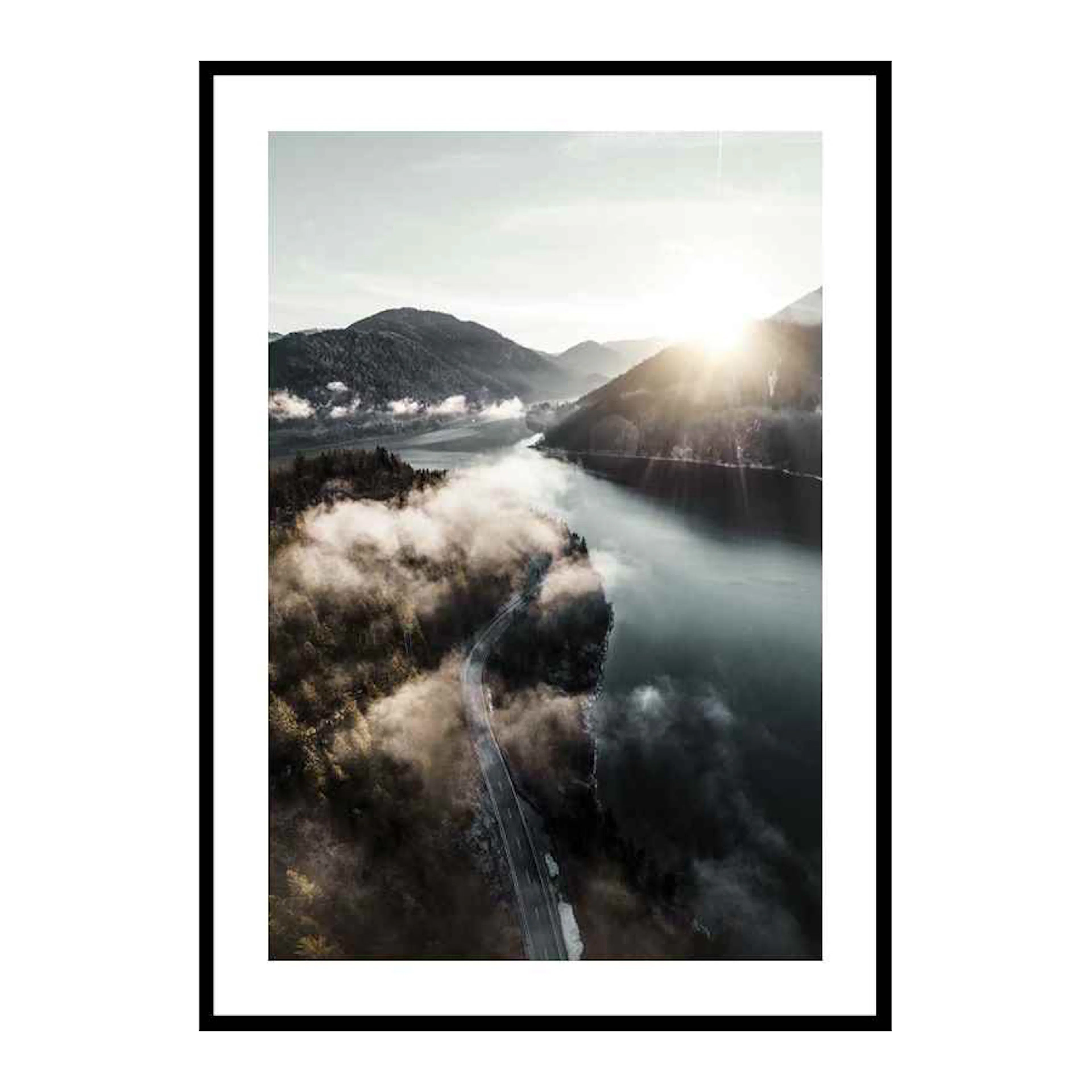 Clouds Over Lake 30x40 cm