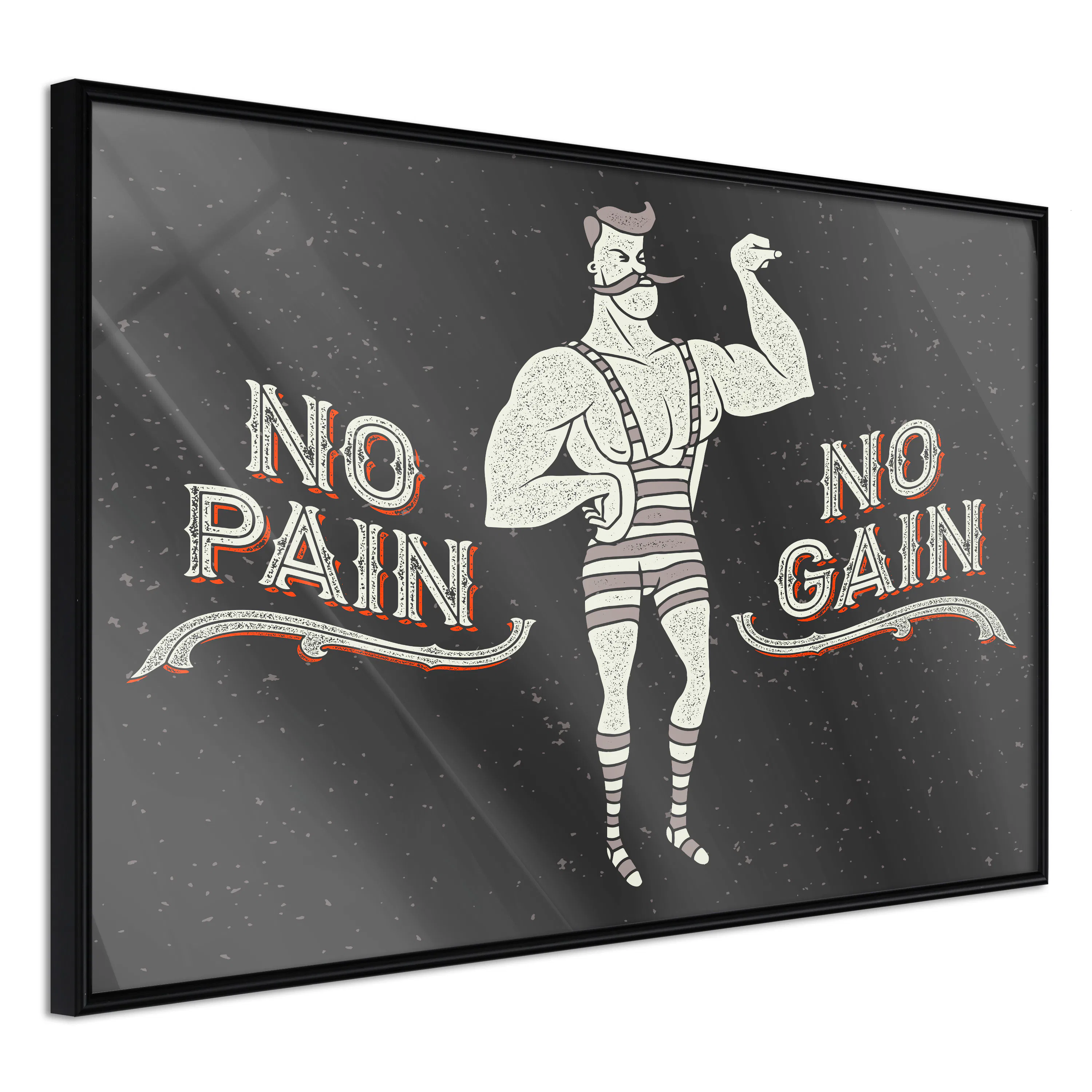 Poster Artgeist Affisch No Pain No Gain