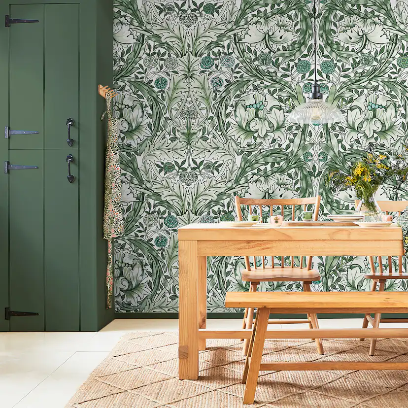 Fototapet William Morris At Home African Marigold Green