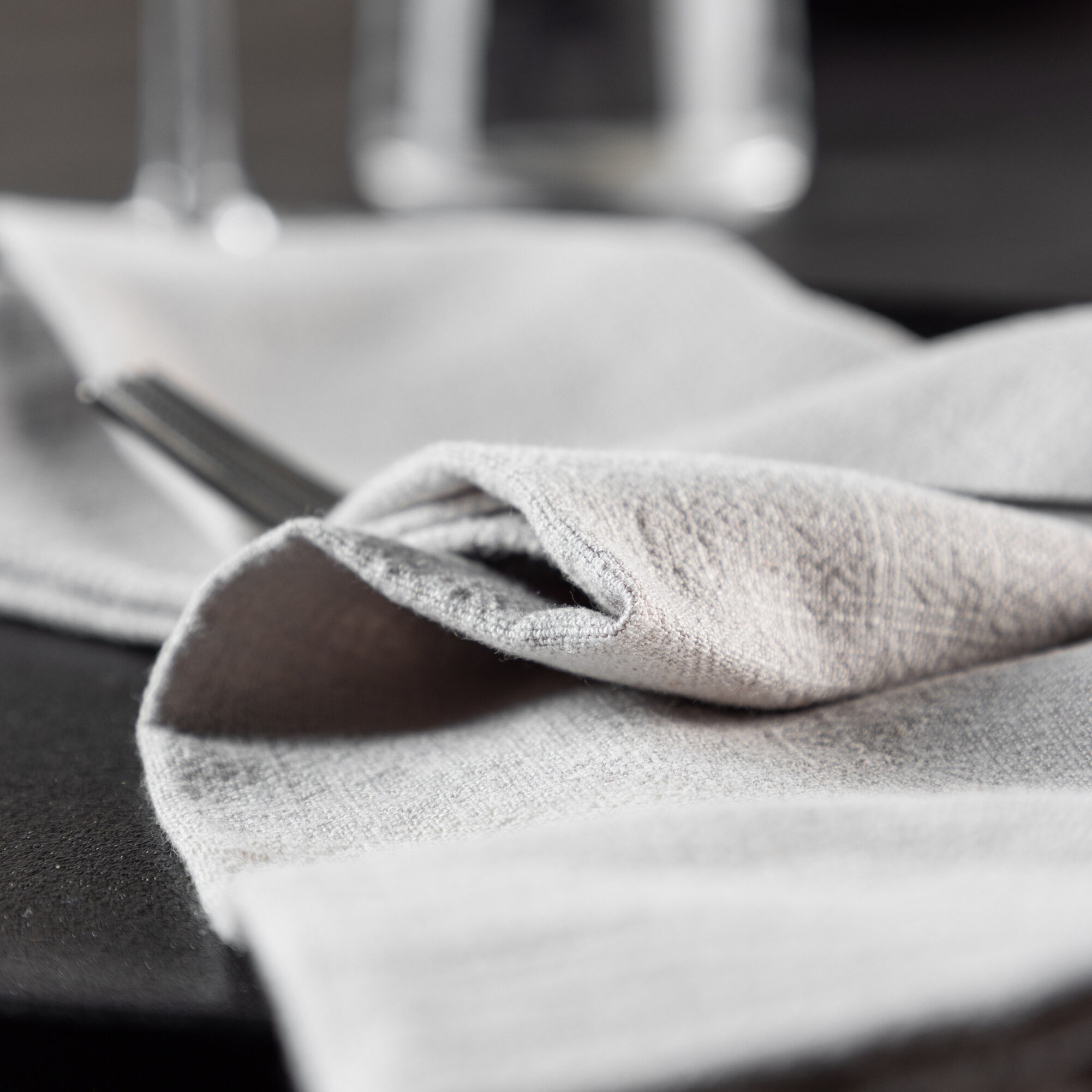 Bloria Napkin 2-pack - Light Grey - 40*40cm Ljusgrå