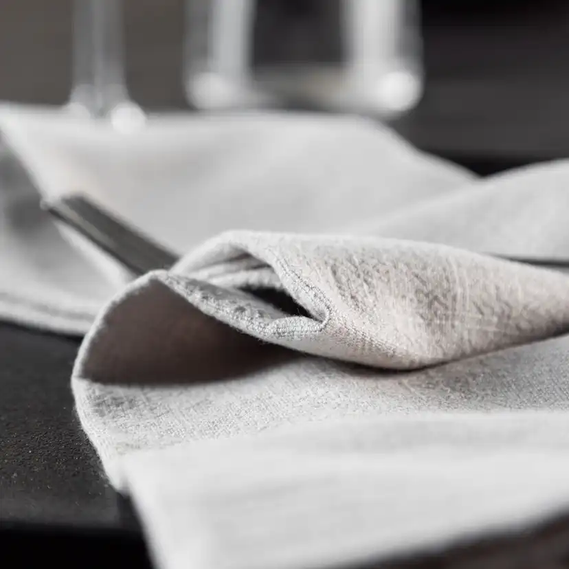 Bloria Napkin 2-pack - Light Grey - 40*40cm Ljusgrå
