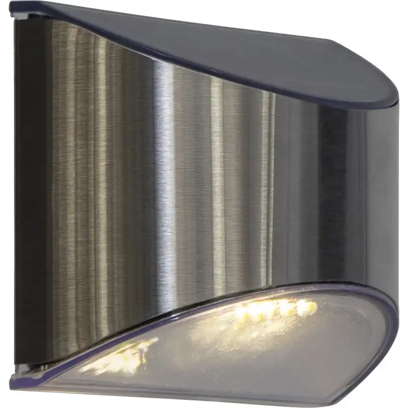 Solcells-vägglykta Star Trading Wally Twilight 2-pack