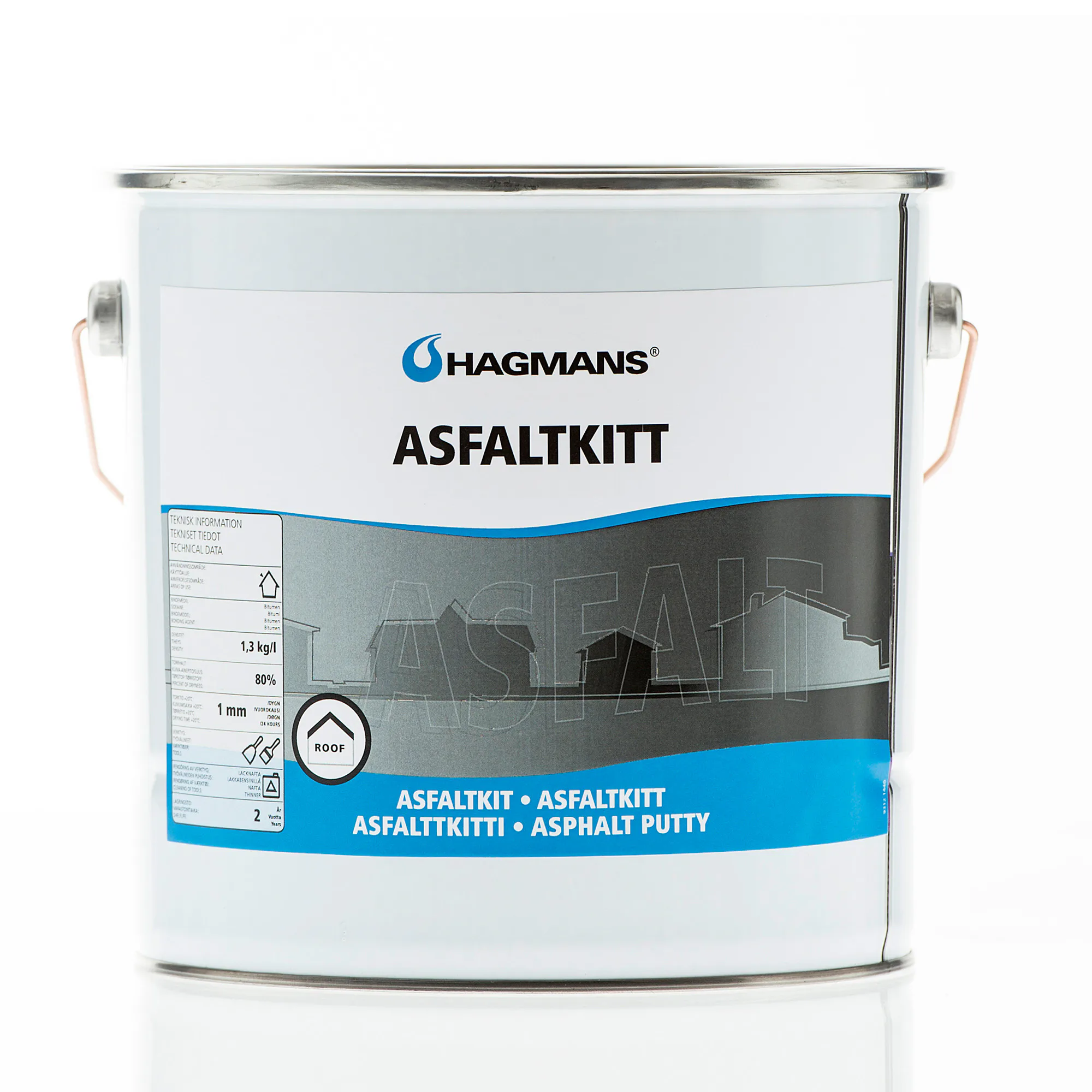 Hagmans Asfaltkitt 6 kg 6 kg