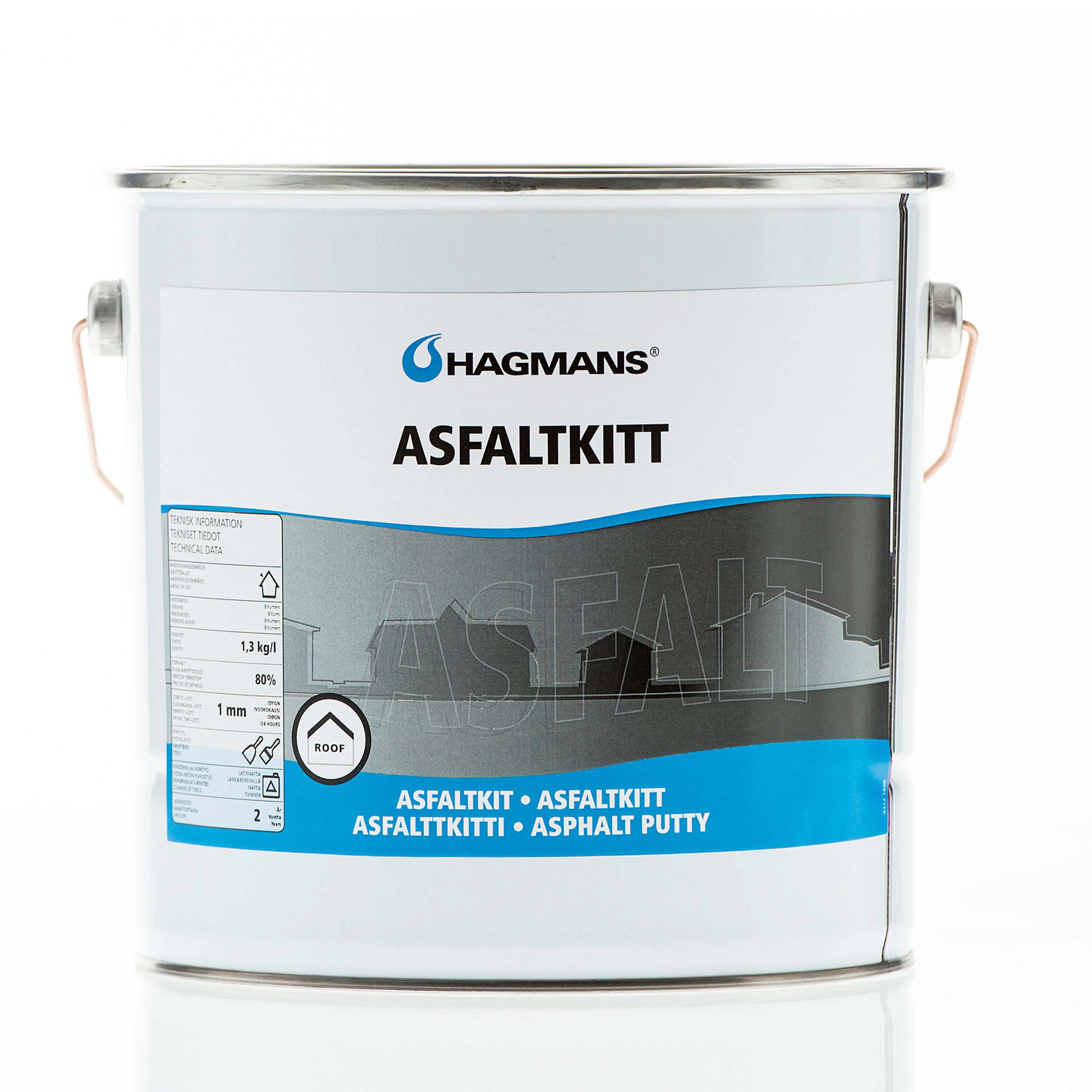 Hagmans Asfaltkitt 6 kg 6 kg