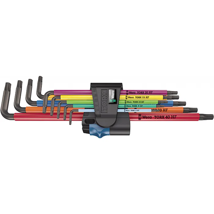 Insexnyckelsats Wera 967/9 Tx Xl Multicolour Hf 1 Lång