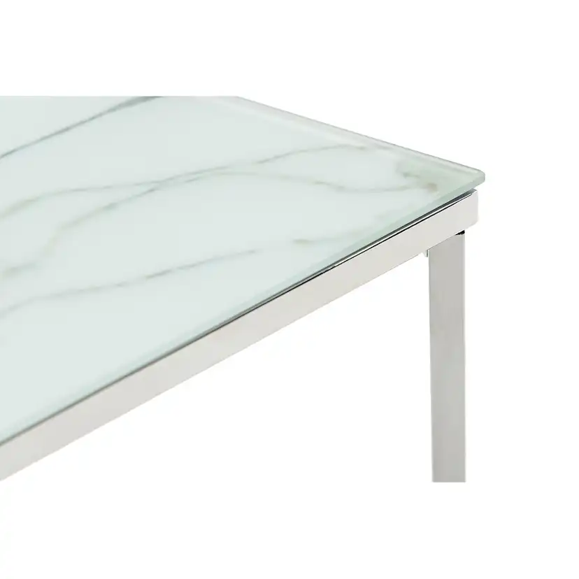 Nelly Sidobord Låg 45 cm Vit/Krom