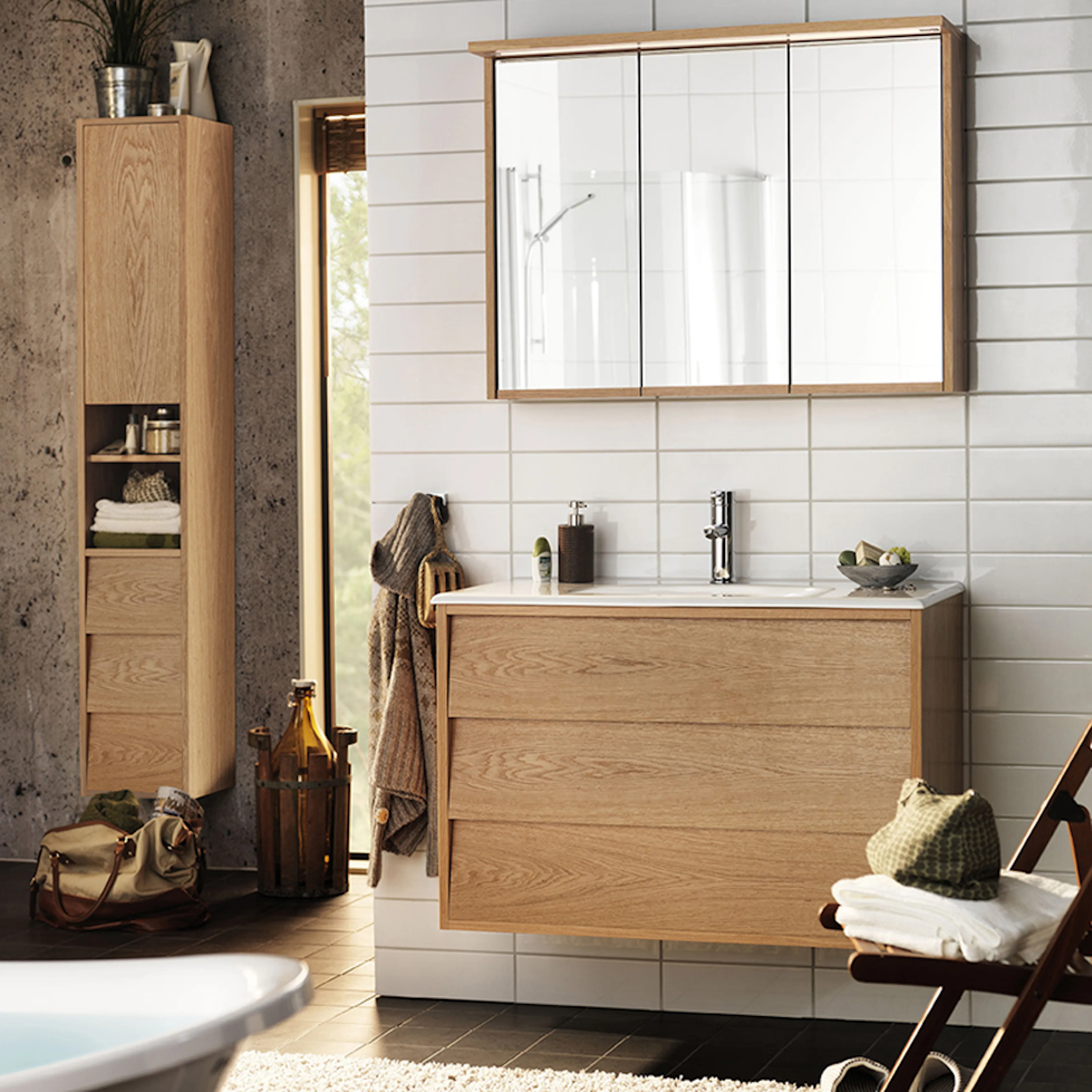 Möbelpaket Hafa Original Komplett med Spegelskåp 900