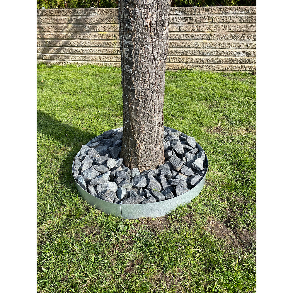 Rabattkant Skotte Garden Svart Trädring i Stål, Gräskant & Odlingskant, ⌀65 cm