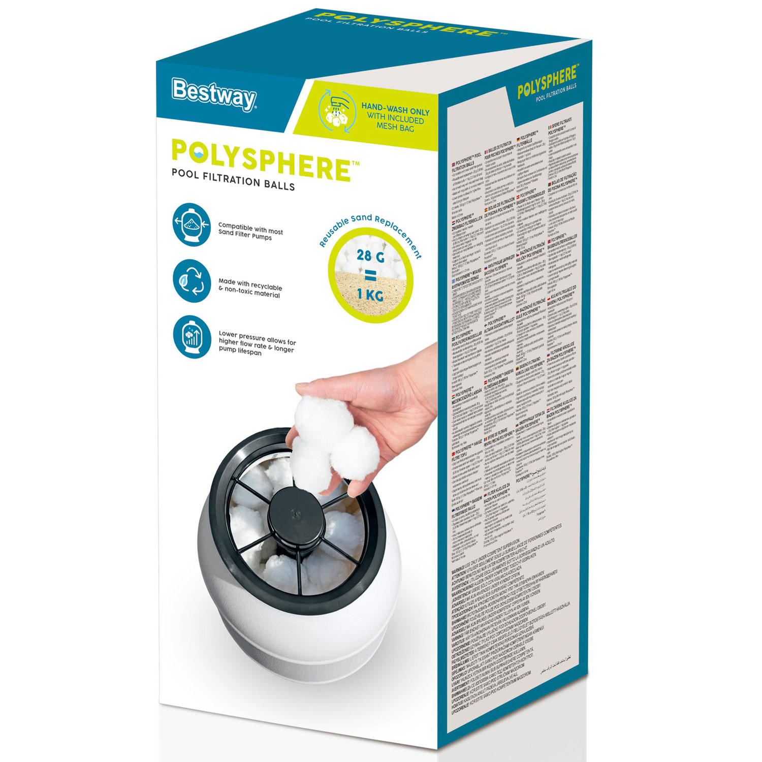 Filterbollar Bestway Flowclear Polysphere