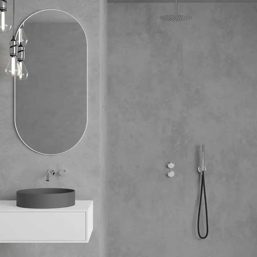 Tvättställsblandare Scandtap Steel Harmonized 1 för Inbyggnad