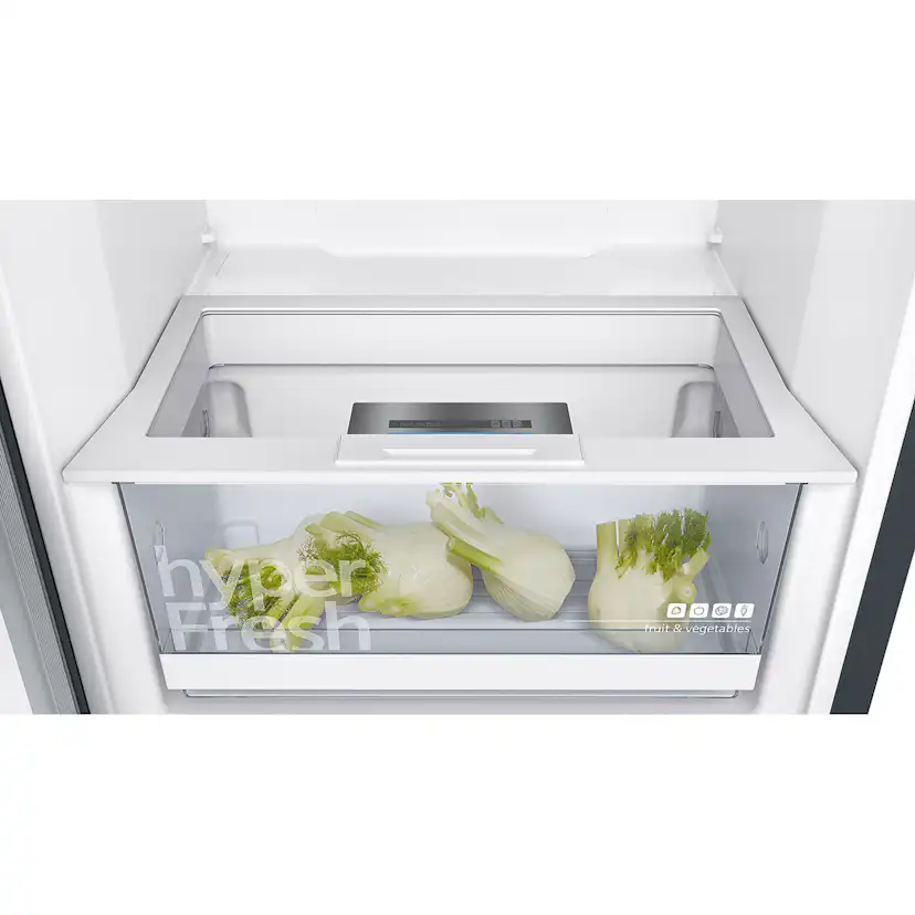 Fristående Kylskåp Siemens KS36VVXDP iQ300 Black Steel med LED-belysning