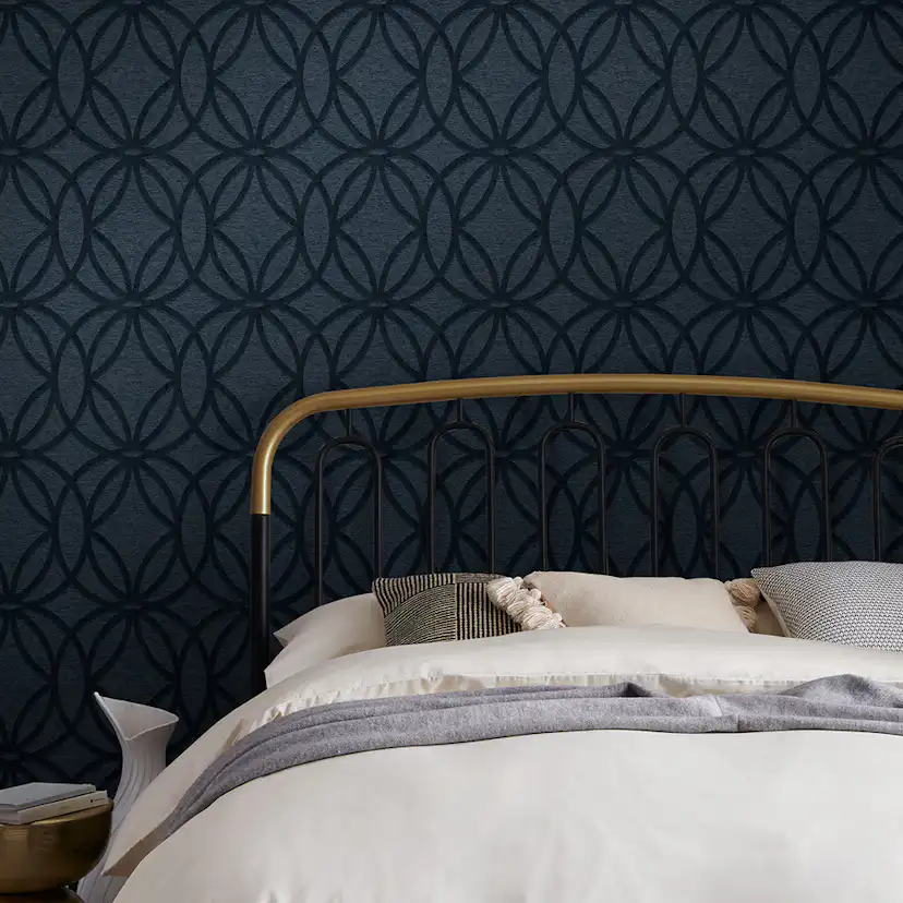 Tapet NEXT Luxe Eclipse Navy