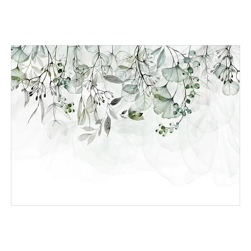Fototapet Arkiio Foggy Nature - Green
