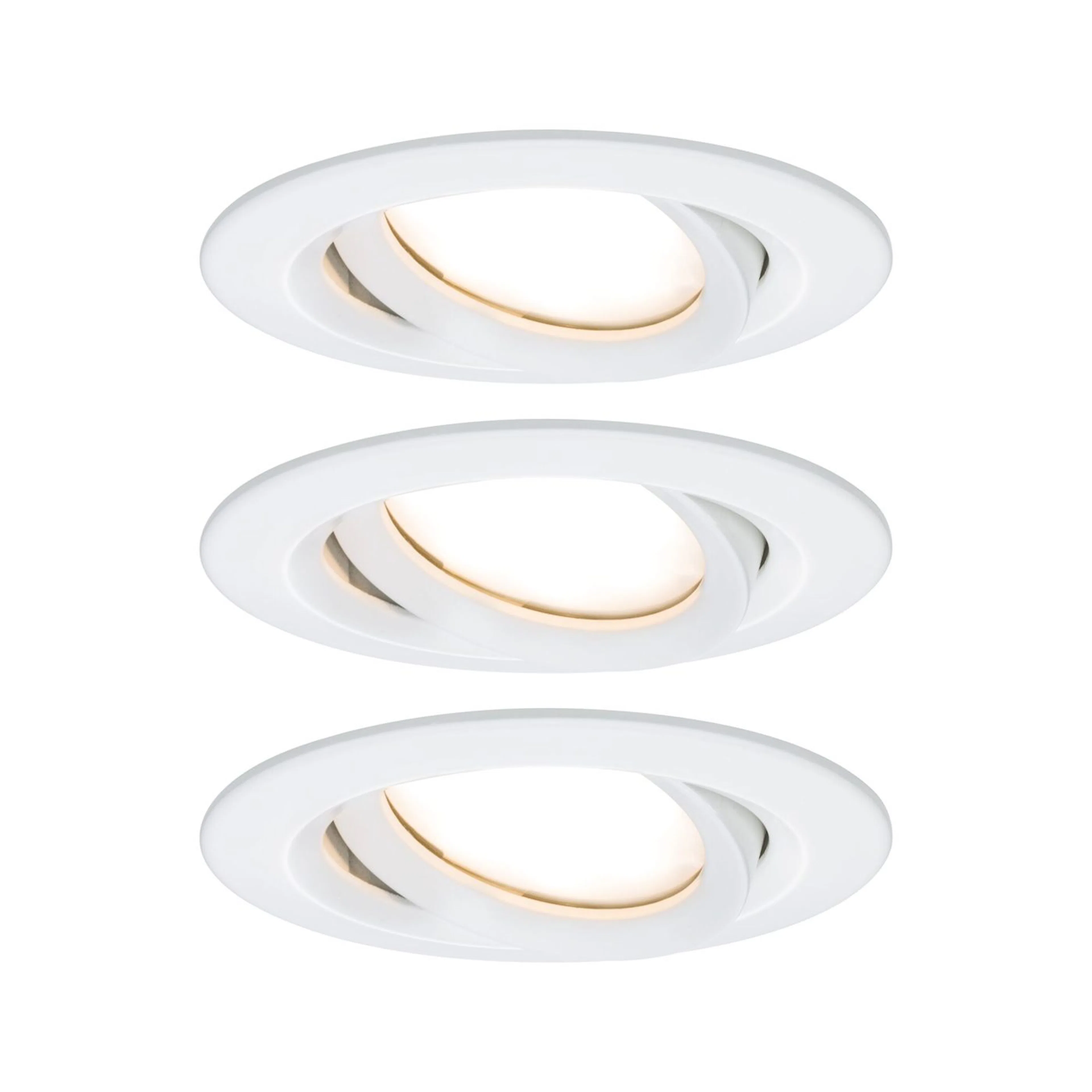 Downlight Paulmann Nova Plus Matt vit, 93 mm, 3-pack, IP65