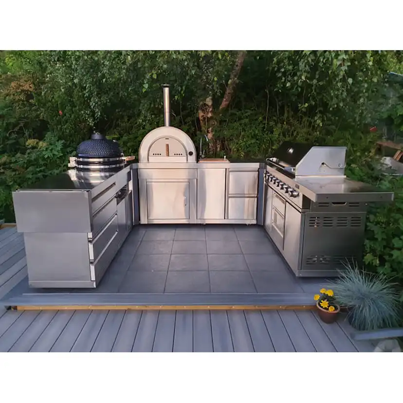 Hörnmodul Myoutdoorkitchen Classic Line Stainless 304SS 90°