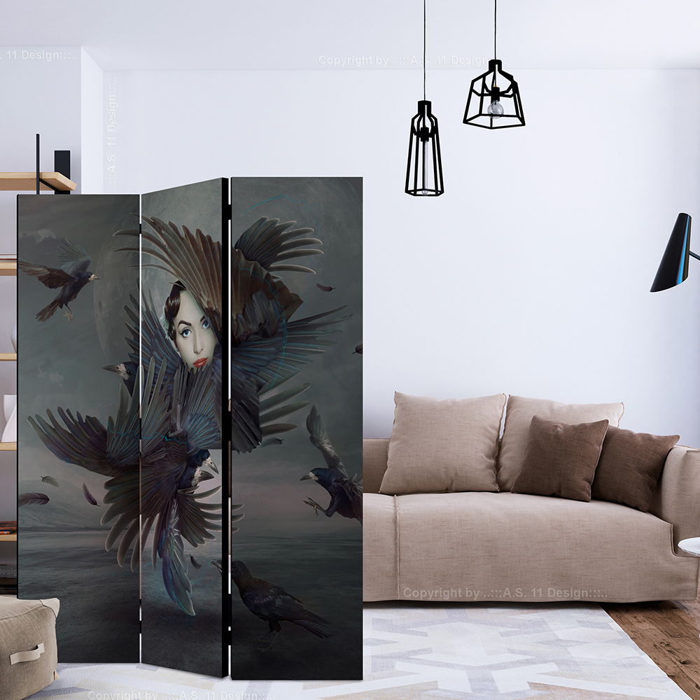 Rumsavdelare Arkiio Covered In Feathers 135x172 cm