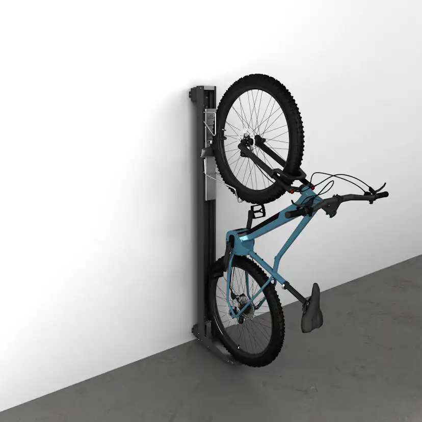 Cykelhållare BikeLift för Väggmontering Svängbar Mörkgrå