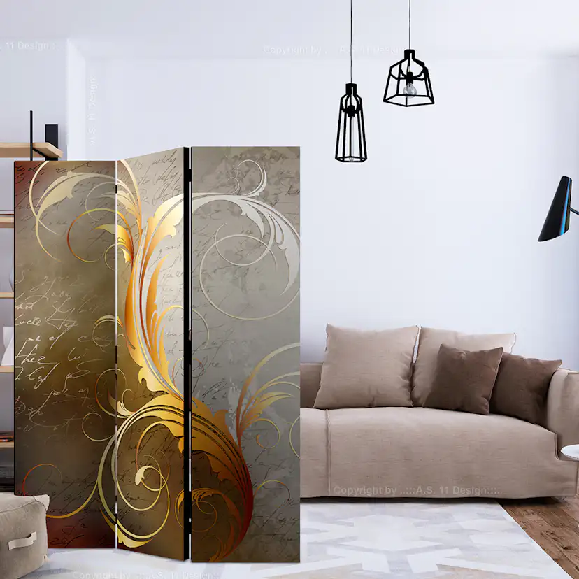 Rumsavdelare Arkiio Gold Letters 135x172 cm