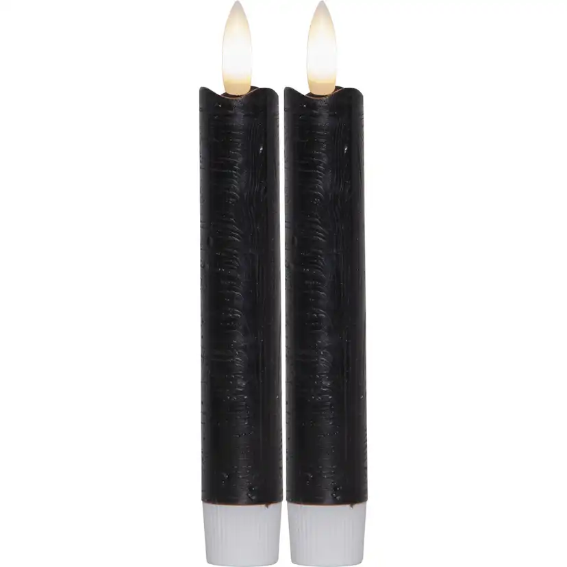 Antikljus Star Trading Flamme 2-pack Svart 150 mm