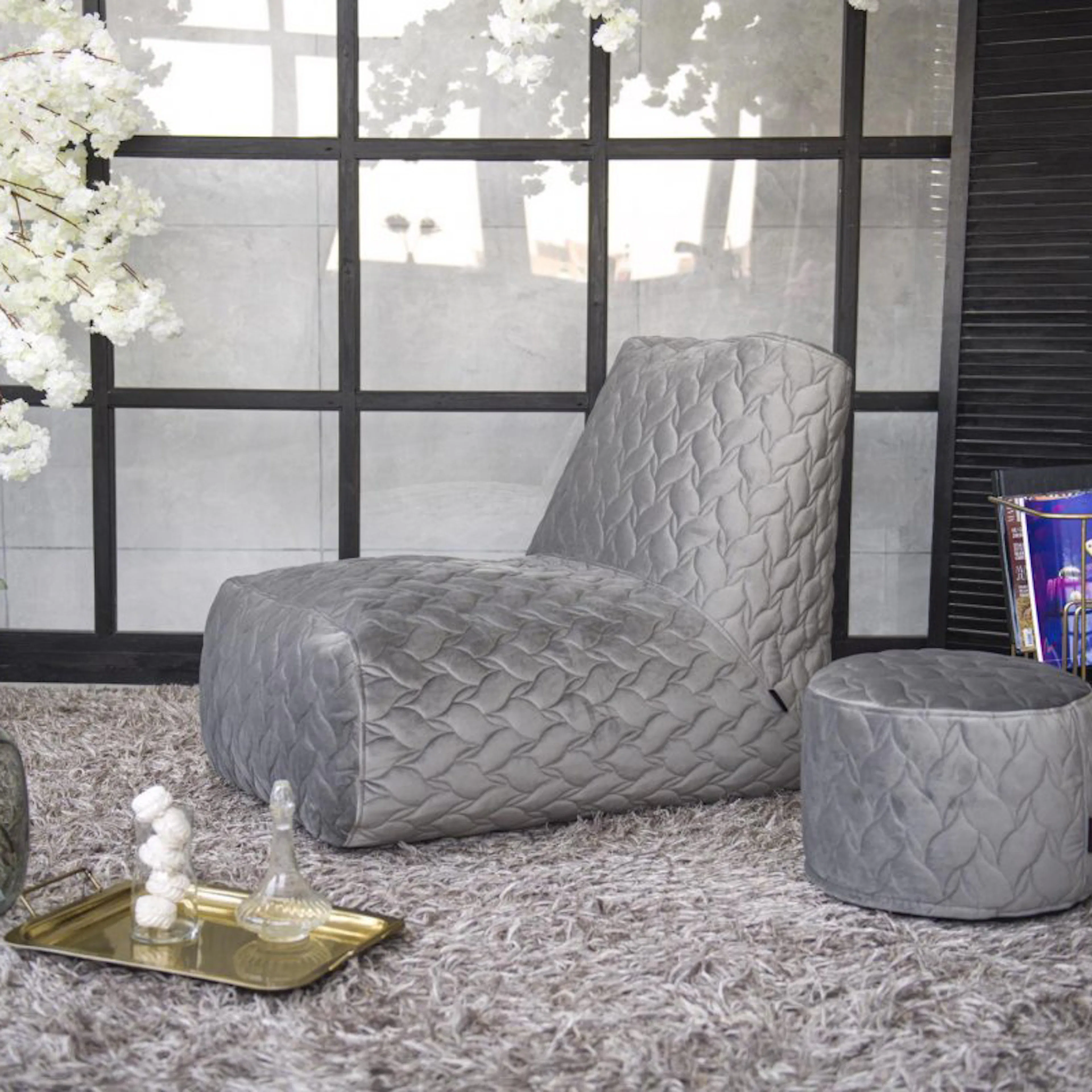 Sittsäck SLOWDOWN Tube Lure Floral