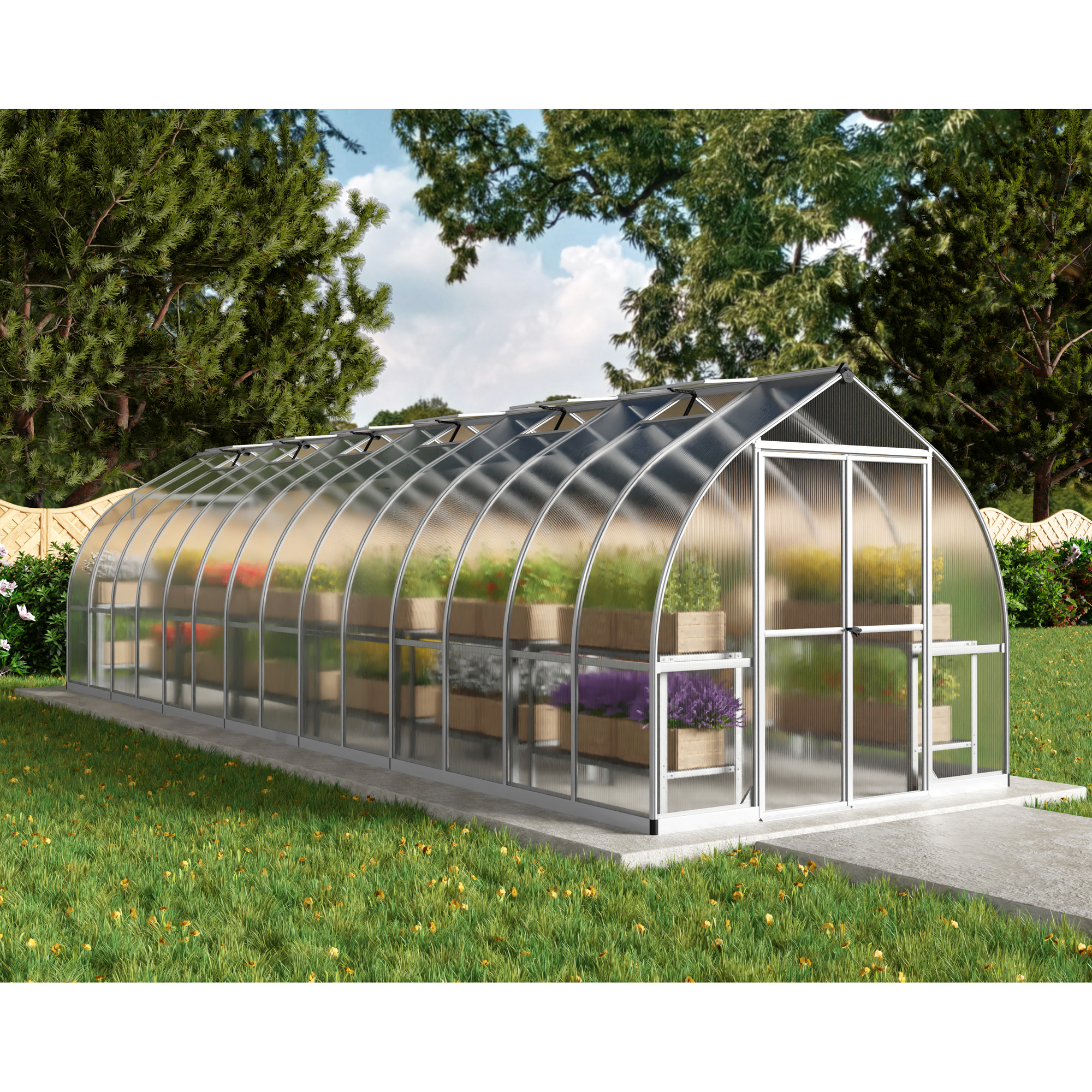 Växthus Canopia by Palram Bella 20,6 M² Silver
