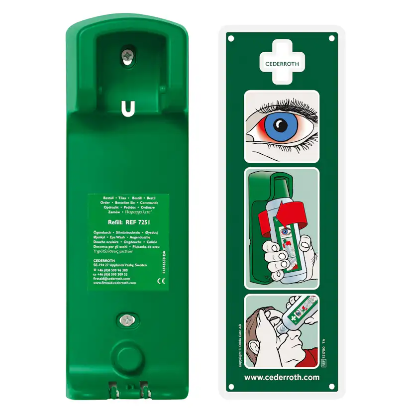 Vägghållare Cederroth till Ögondusch 500 ml