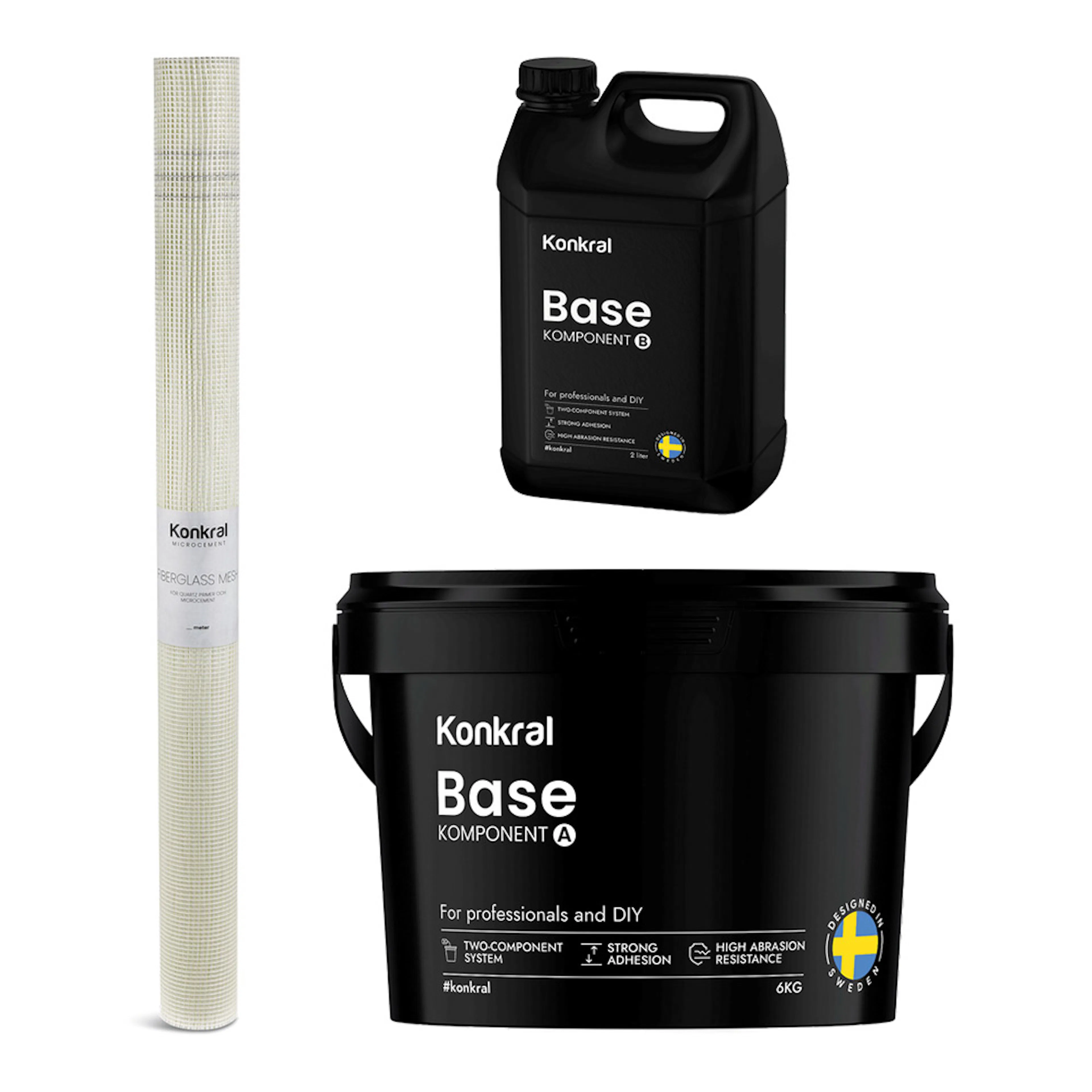 Komplett  Förberedelsepaket Konkral För Microcement på Släta Ytor