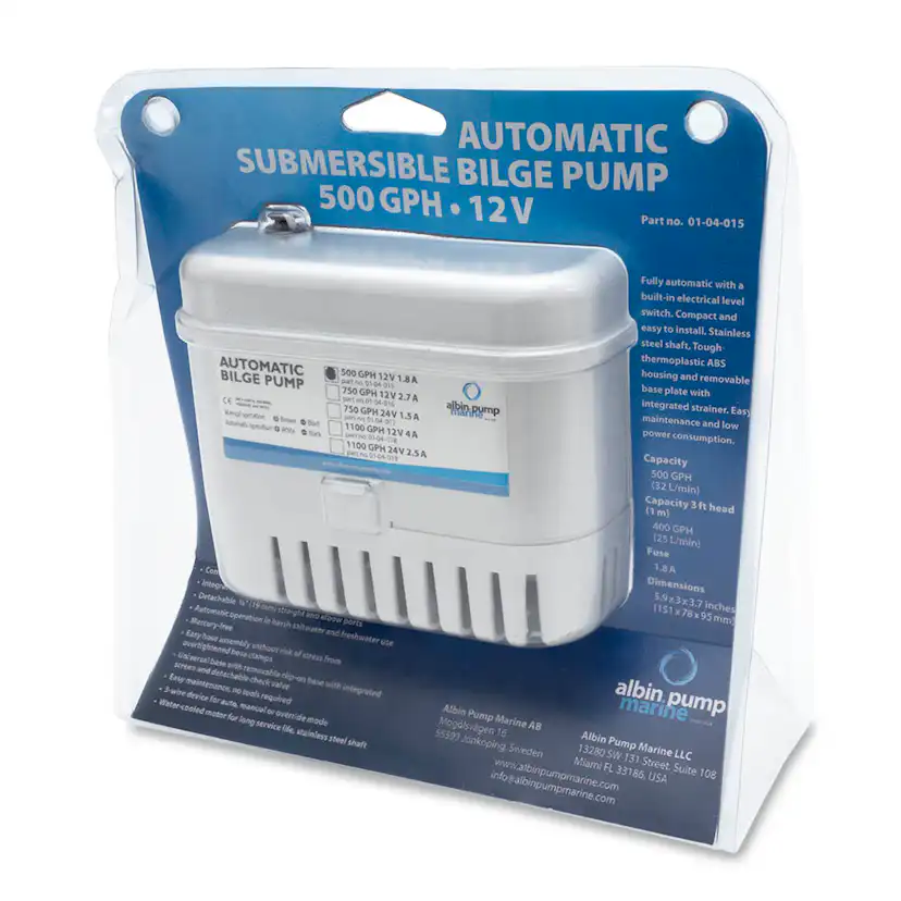 Länspump Albin Group Marine Automatisk 500 GPH 12V