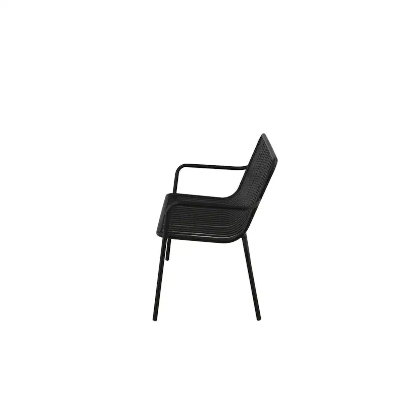Peking Bench/sofa Aluminium - Black / Svart