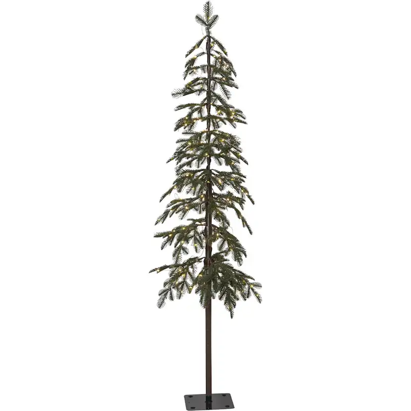 Julgran Star Trading Grantorp Plastgran 150 cm med LED 240 Ljus