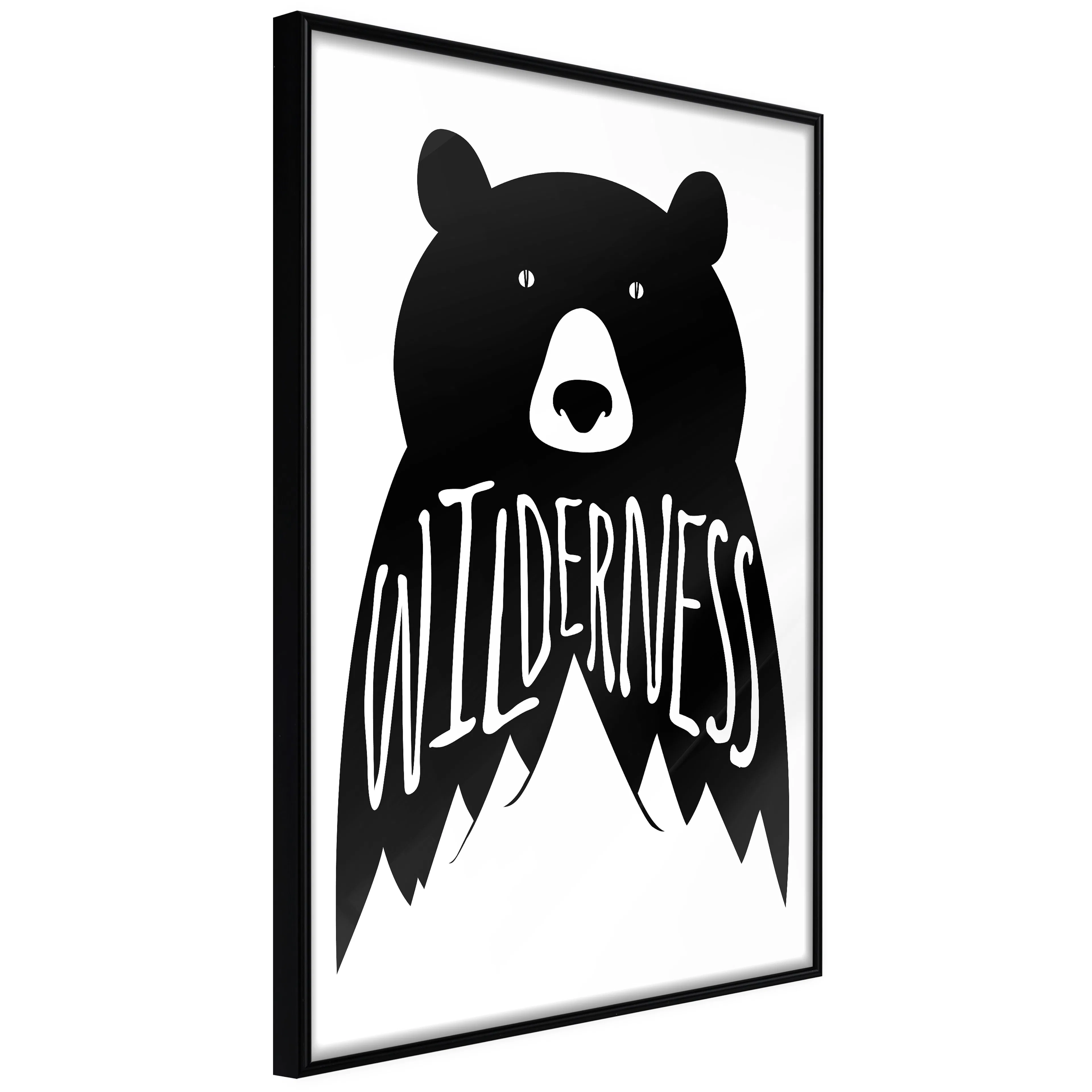 Affisch - Wilderness [Poster] 40x60 Svart ram, 40x60 cm