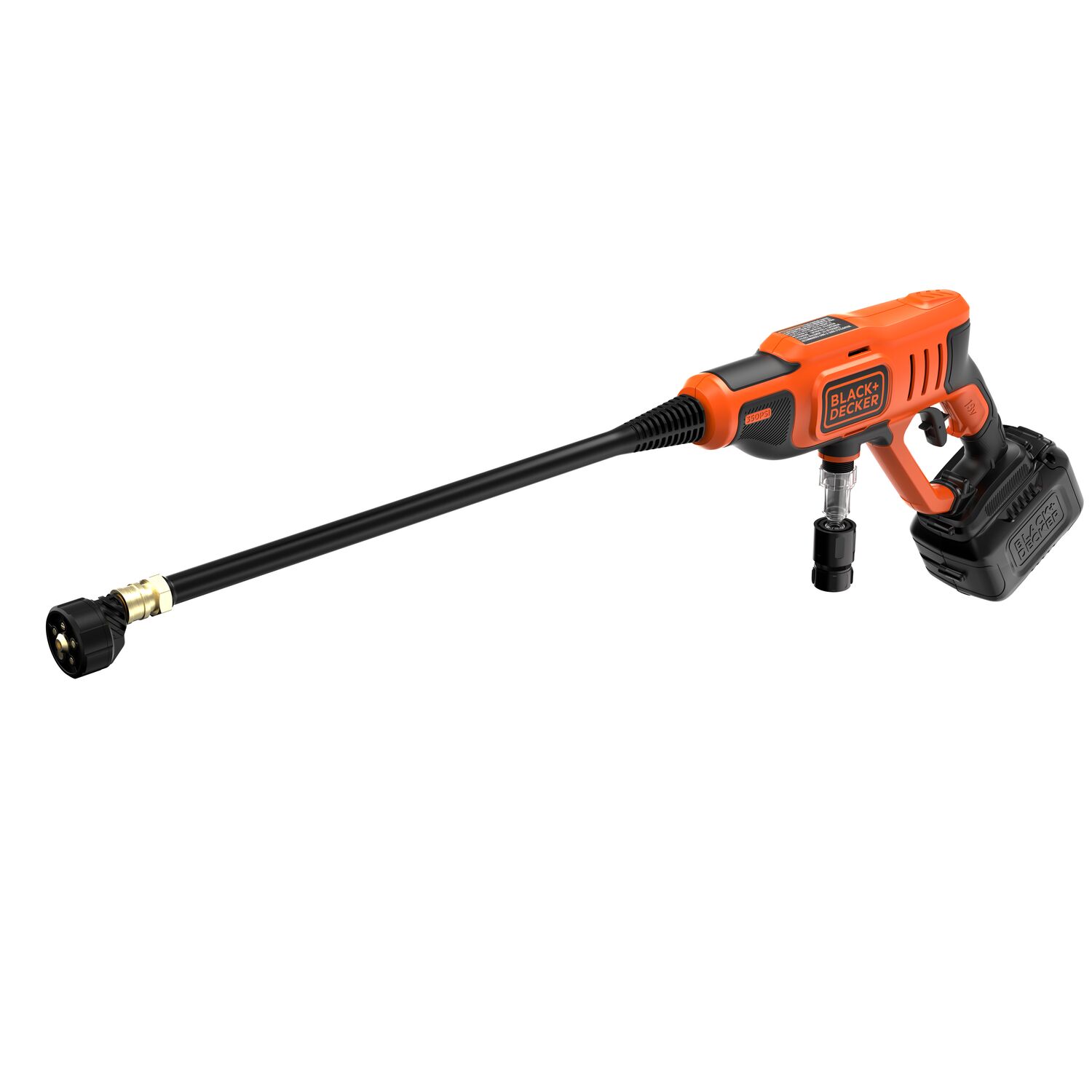 Medeltryckstvätt Black & Decker BCPC18D1 18V 1X2 0Ah