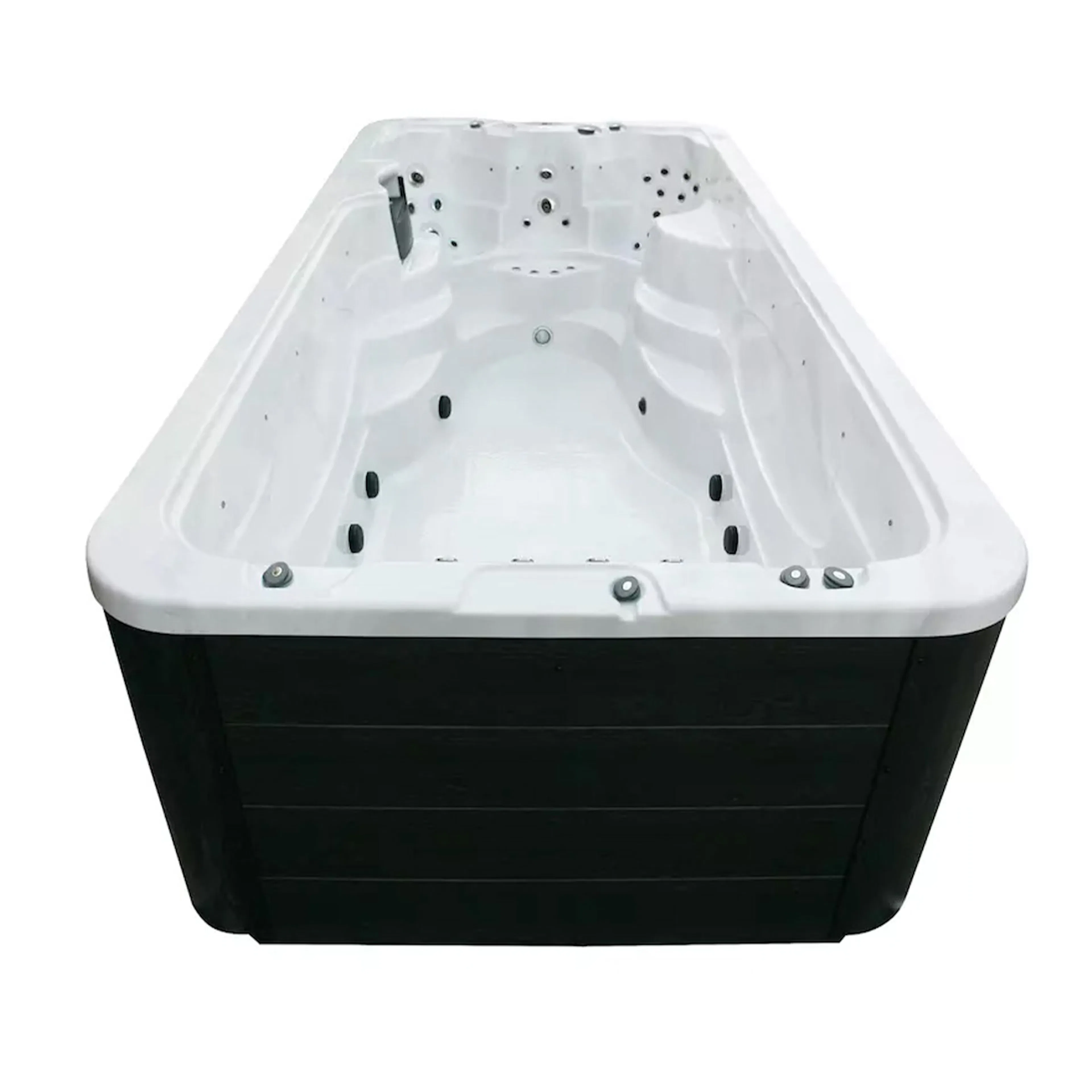 Swimspa Svenska Bad Trysil med Lock och Spatrappa