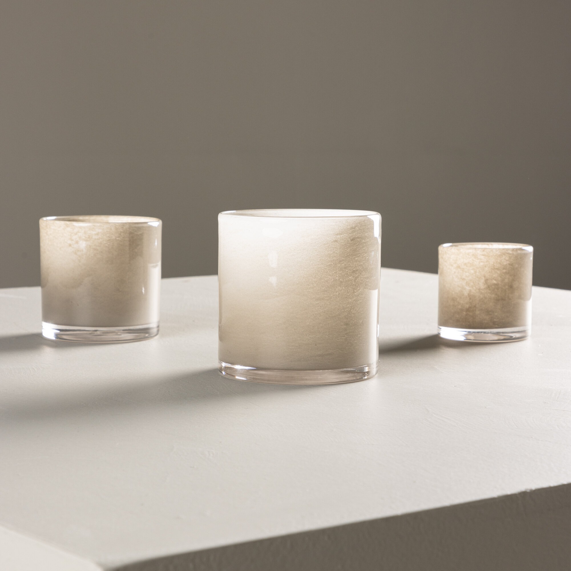 Glora Lantern  - Beige - 12*12Hcm Beige, H: 120 mm