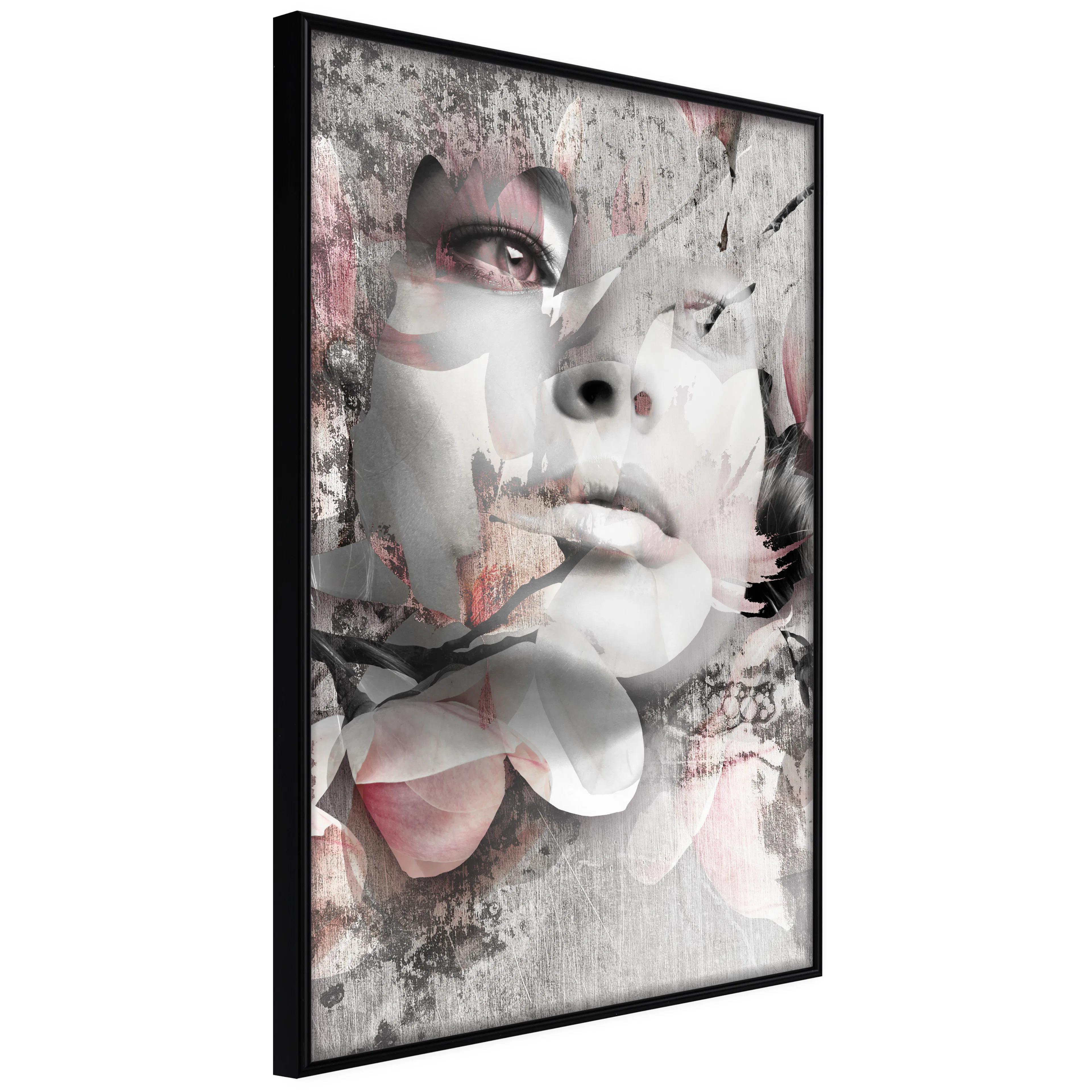 Affisch - Thoughtful Woman [Poster] 40x60 Svart ram, 40x60 cm