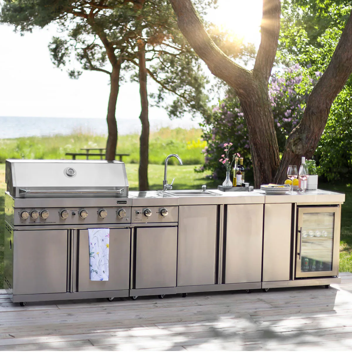 Fristående Utekök Myoutdoorkitchen Stainless Collection Florida