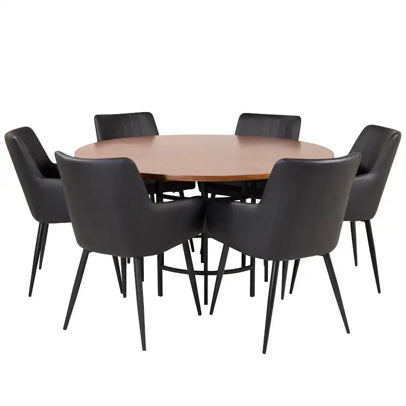 Matgrupp furniture/fashion Copenhagen med 6 Corina Stolar