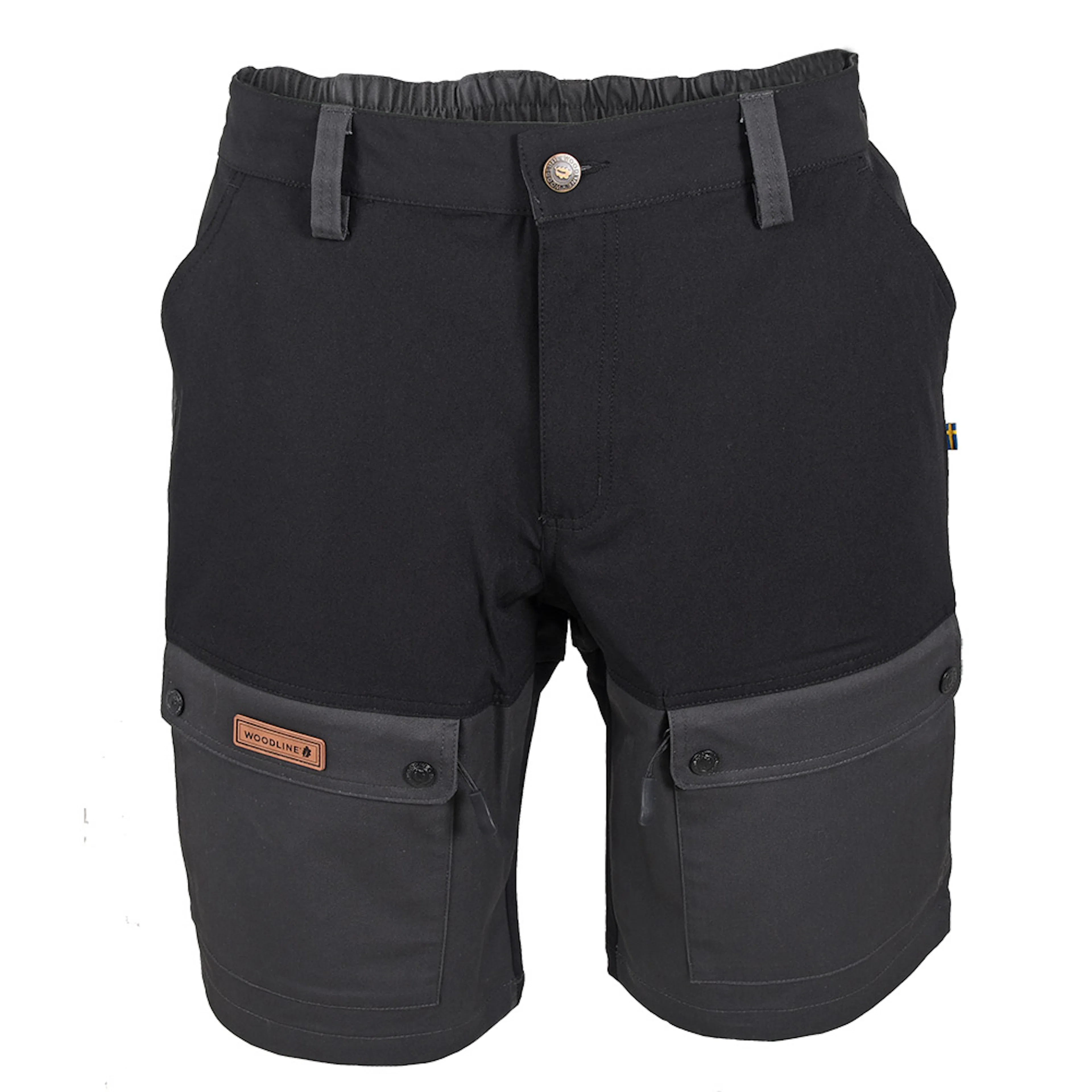 Woodline Shorts Boksund Svart/Grå 3 Storlek: 3XL
