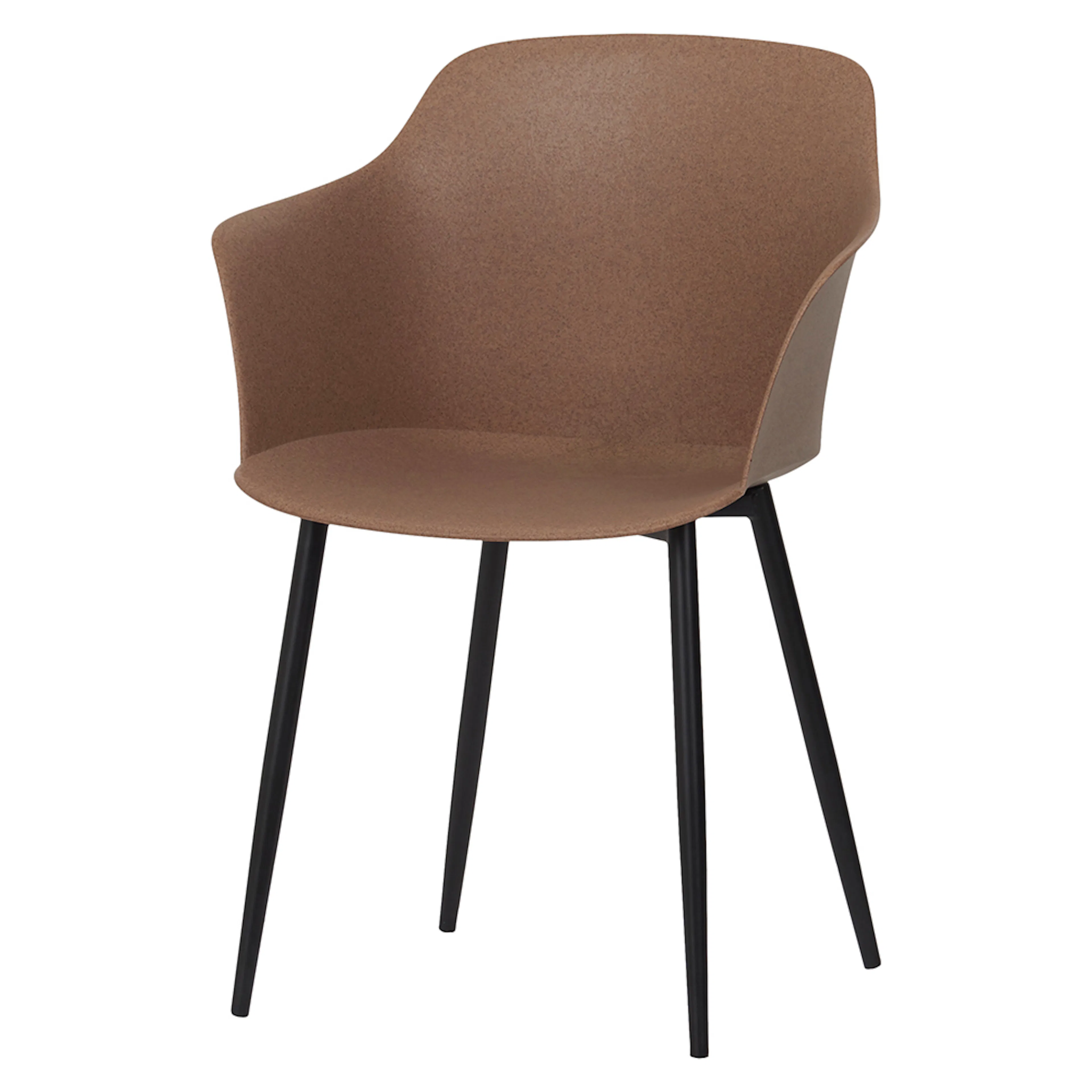GARDEN CHAIR Svart/Brun