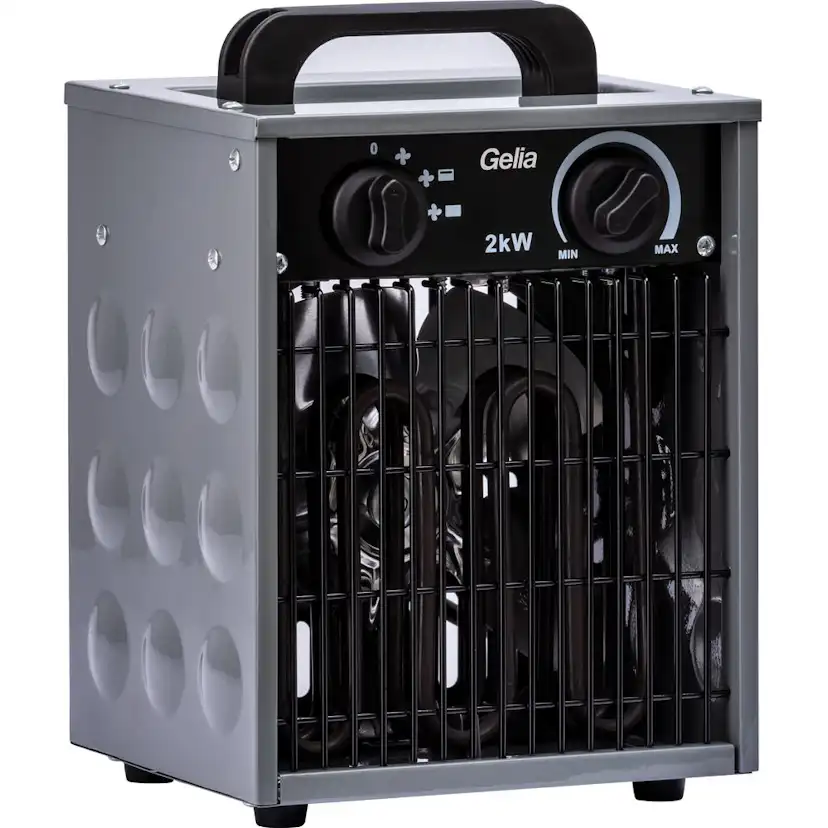 Värmefläkt Gelia Bygg 2 kW 230 V IP24 med bärhandtag