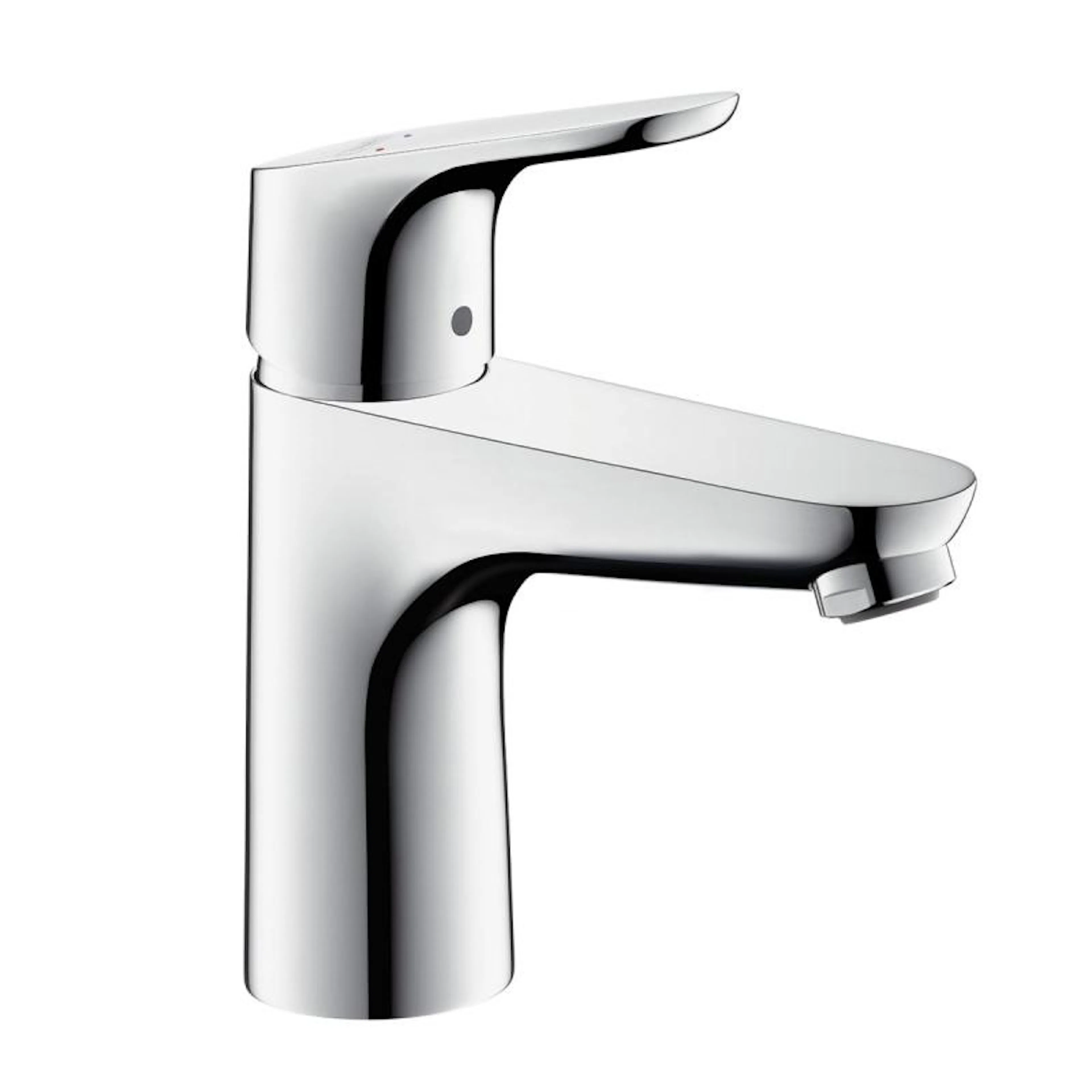 Tvättställsblandare Hansgrohe Focus 100 med Lyftventil Med Lyftventil, Utan CoolStart