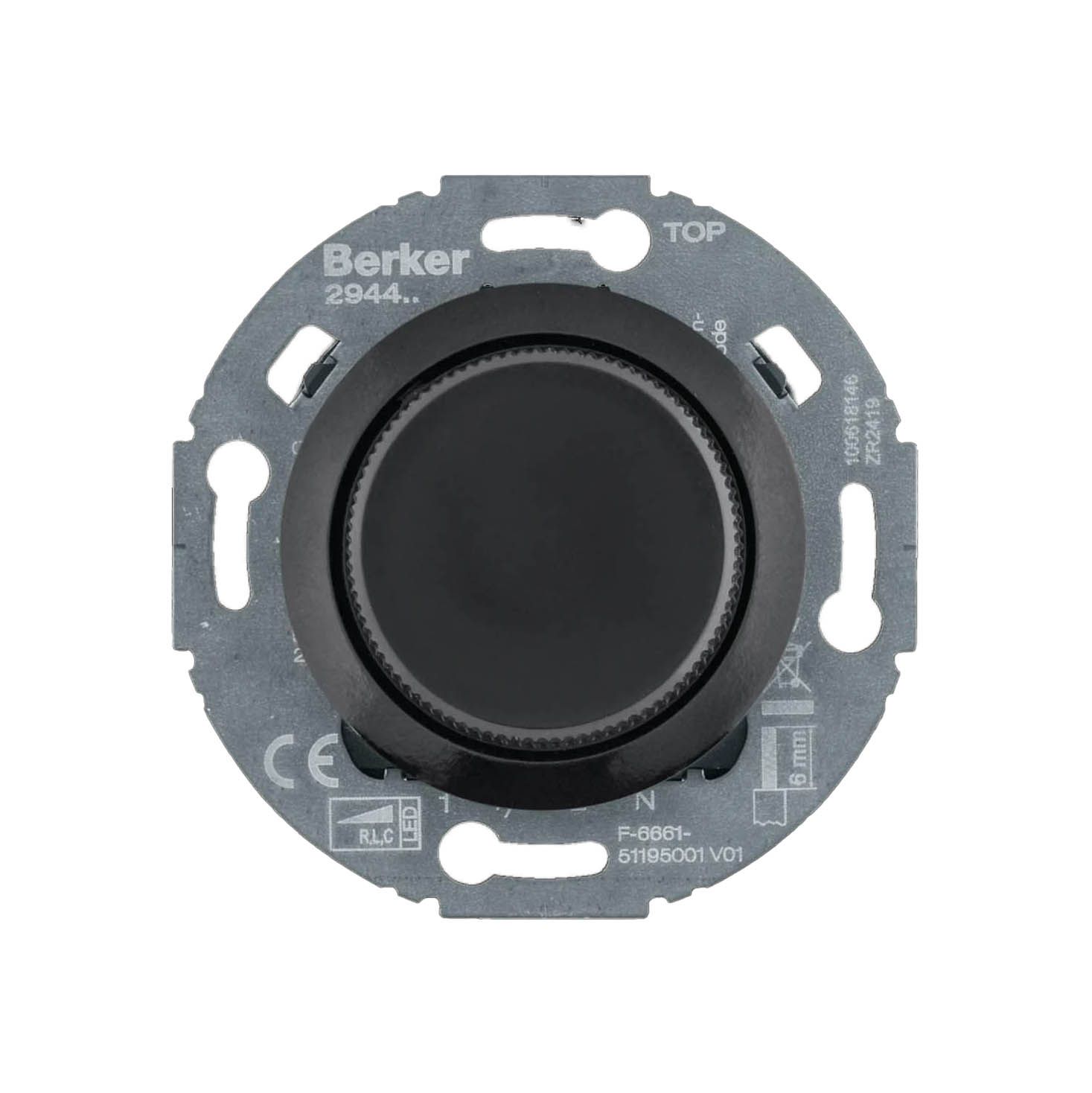 Vriddimmer Hager Universal R, C LED 3-100 W Insats med Klor Serie 1930