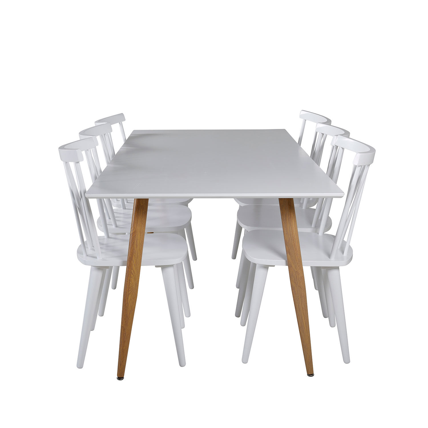 Matgrupp Venture Home Polar med 6 Mariette stolar