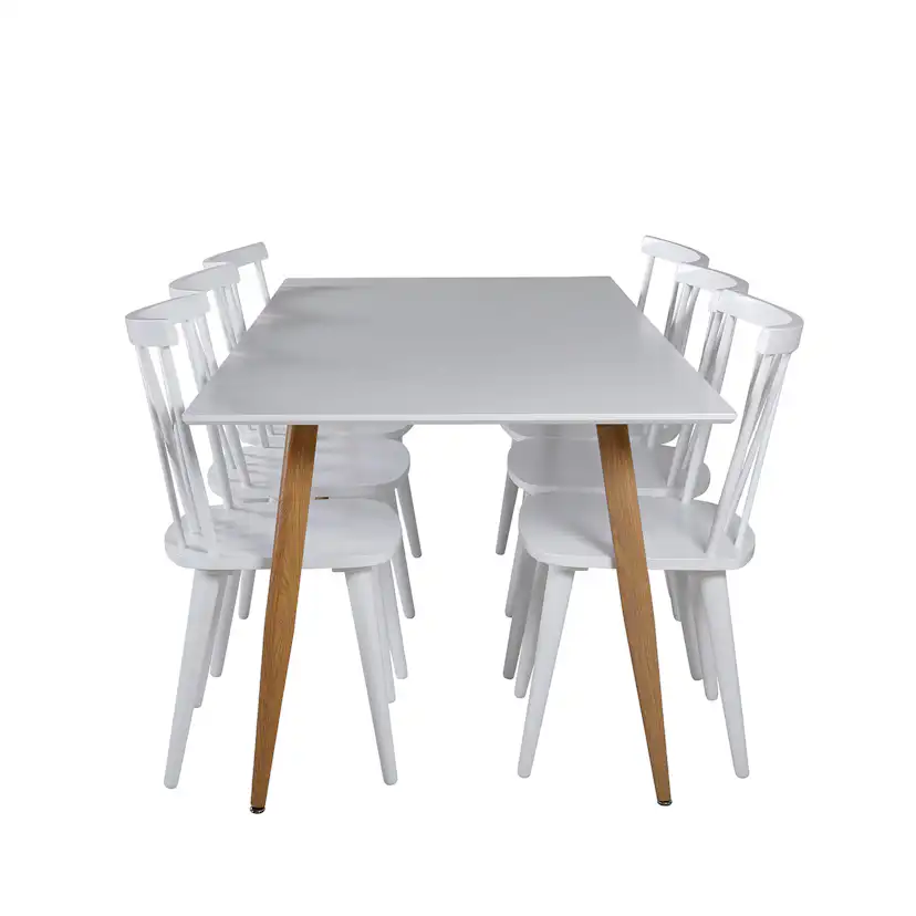 Matgrupp Venture Home Polar med 6 Mariette stolar